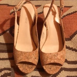 Nine West cork shoes